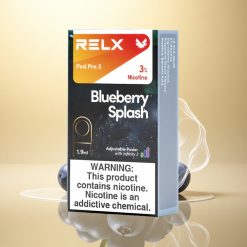 Relx Pod Pro 2 Vape Device Μπλε Μούρο Καταιγίδα 30mg/ml με 1.9ml και 3 τρόπους ρύθμισης