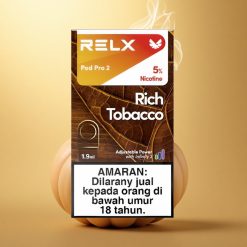 Relx Pod Pro 2 Vape Device Πλούσιος Καπνός 50mg/ml - 1.9ml - 3 ρυθμίσεις τάσης