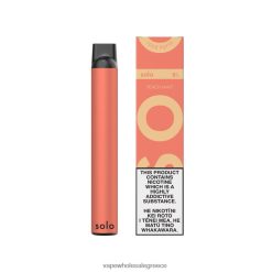 Solo ατμός μιας χρήσης ροδάκινο μέντα 0R00426 - Ηλεκτρονικο Τσιγαρο Με Φιλτρο