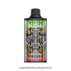 Vapsolo SUPER ατμός μιας χρήσης διπλό μήλο 428H6111 - Ηλεκτρονικο Τσιγαρο Χωρισ Πισσα Και Νικοτινη
