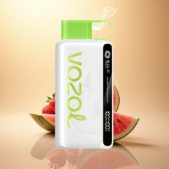 VOZOL STAR 9000/12000 Puffs Φράουλα Καρπούζι με Ανακυκλωμένο Πλαστικό και Γρήγορη Φόρτιση